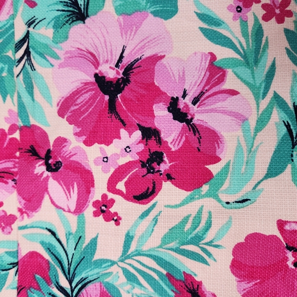 J.CREW Printed Tropical Floral Basket weave Pencil Skirt Size 4 - Picture 5 of 10